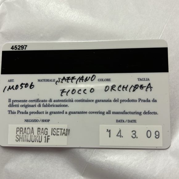 Prada Pink Fiocco Bow zip around Saffiano leather wallet - Picture 13 of 13